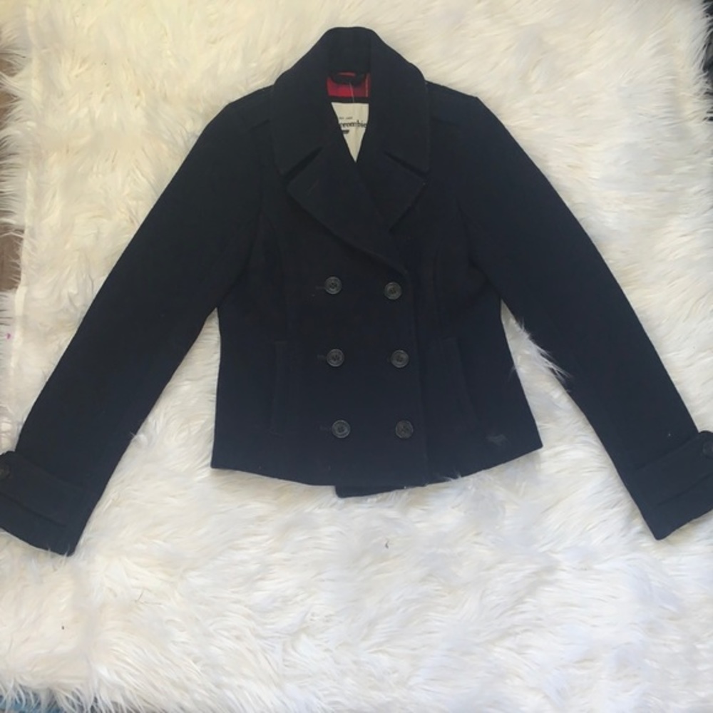 NWOT Abercrombie peacoat